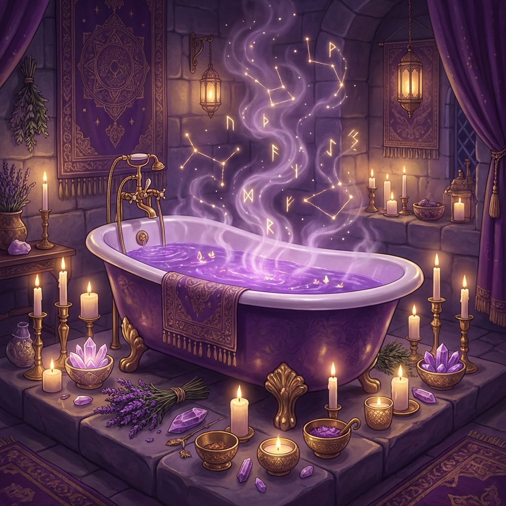 浄化風呂のイラスト